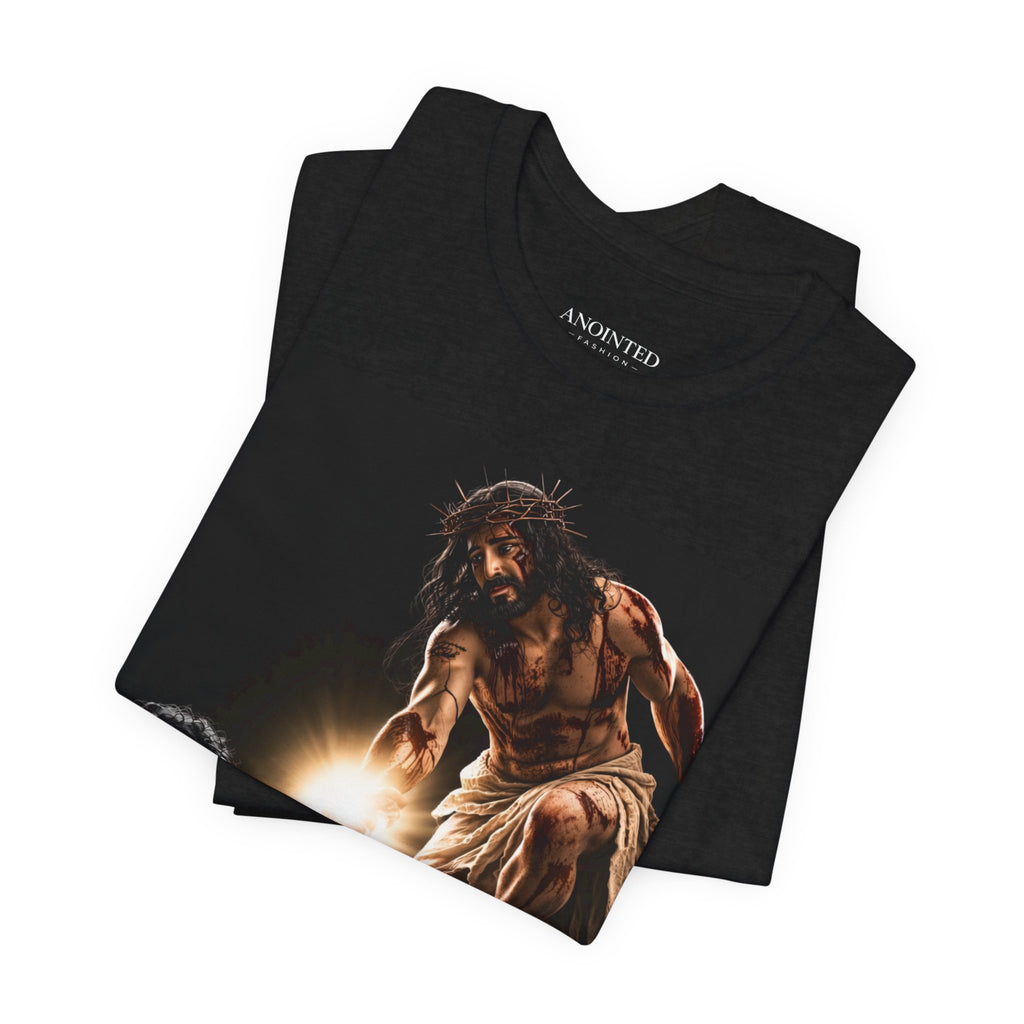 JESUS LIFTING UP A MAN - TEE
