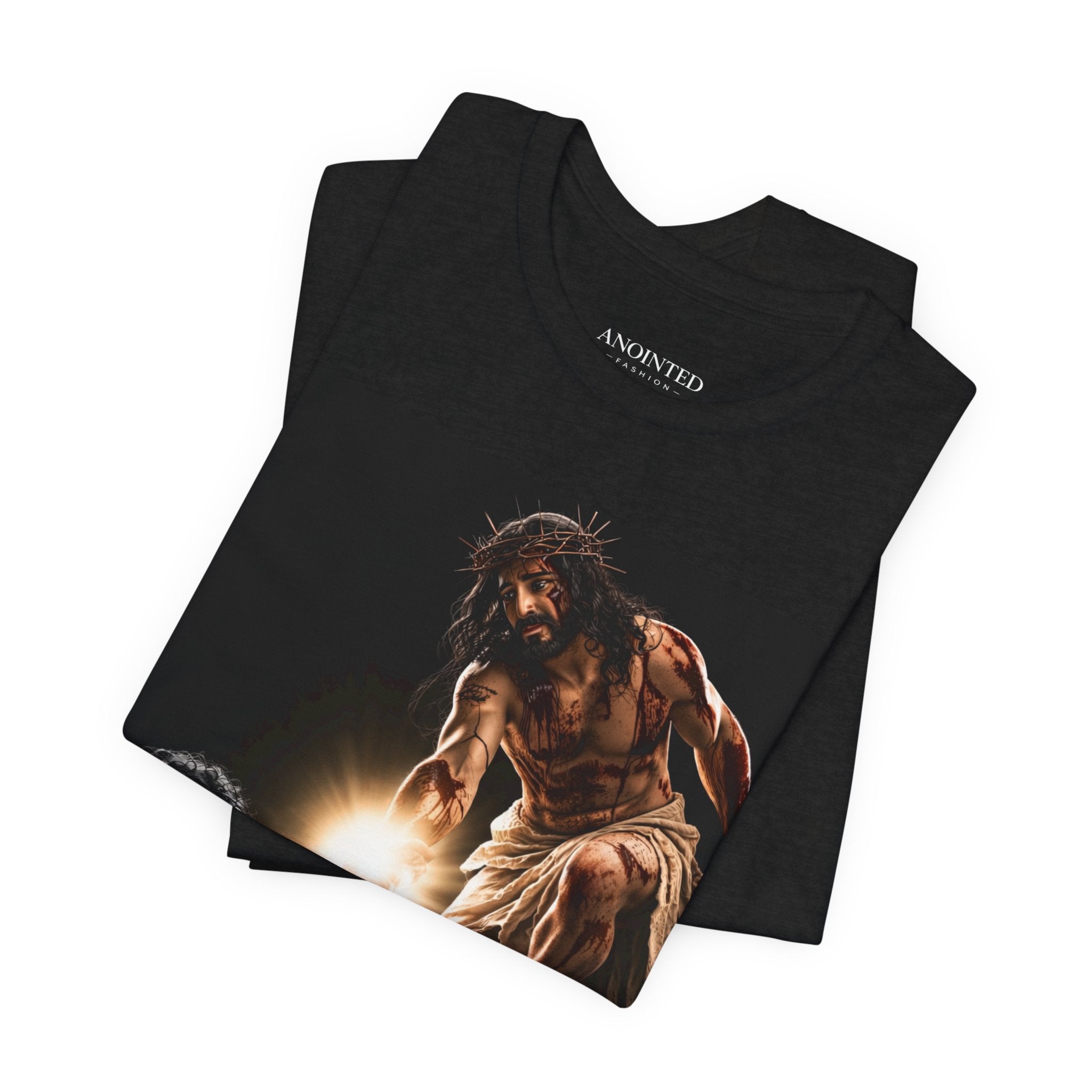 JESUS LIFTING UP A MAN - TEE