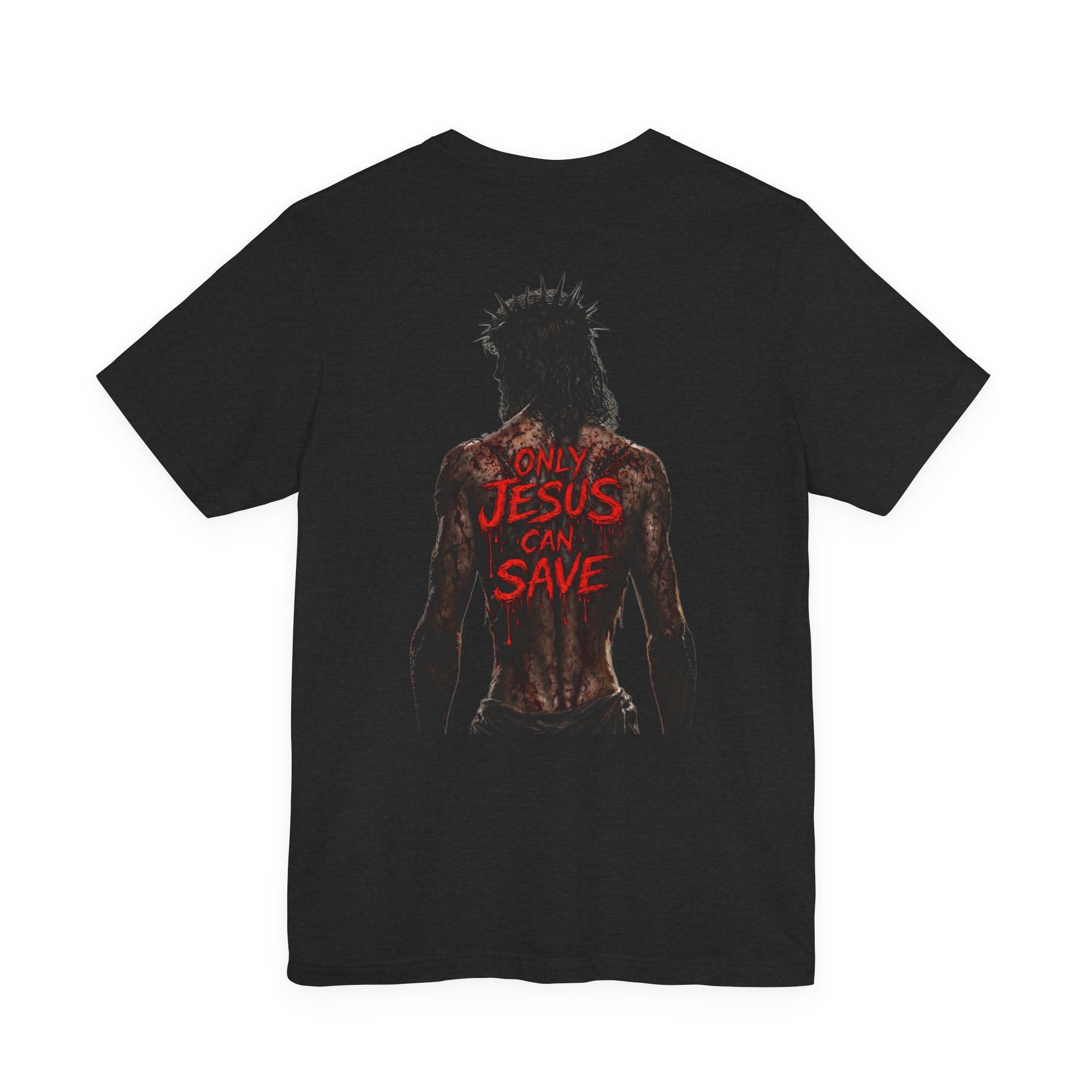 JESUS SAVES FRONT AND BACK MESSAGE
