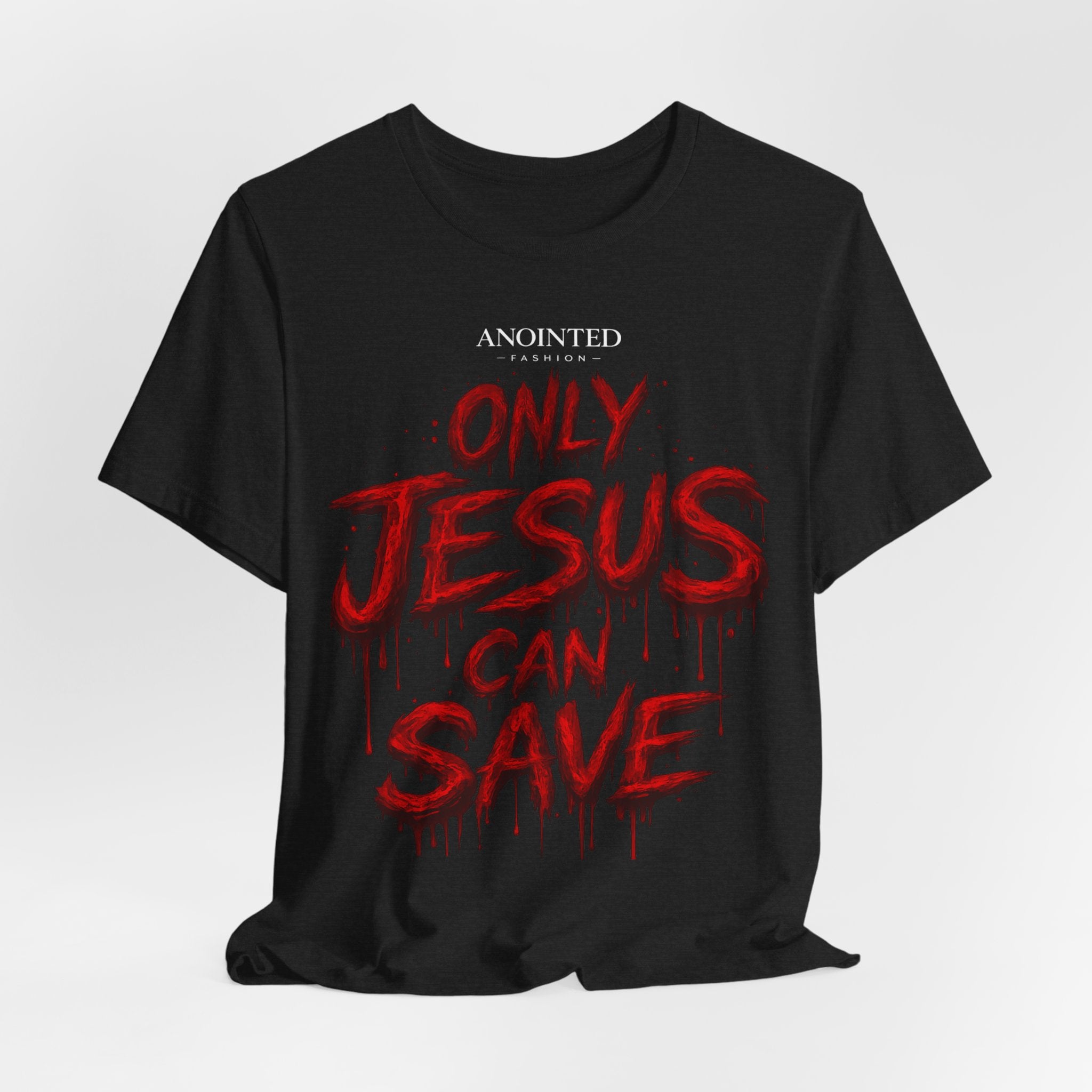 JESUS SAVES FRONT AND BACK MESSAGE